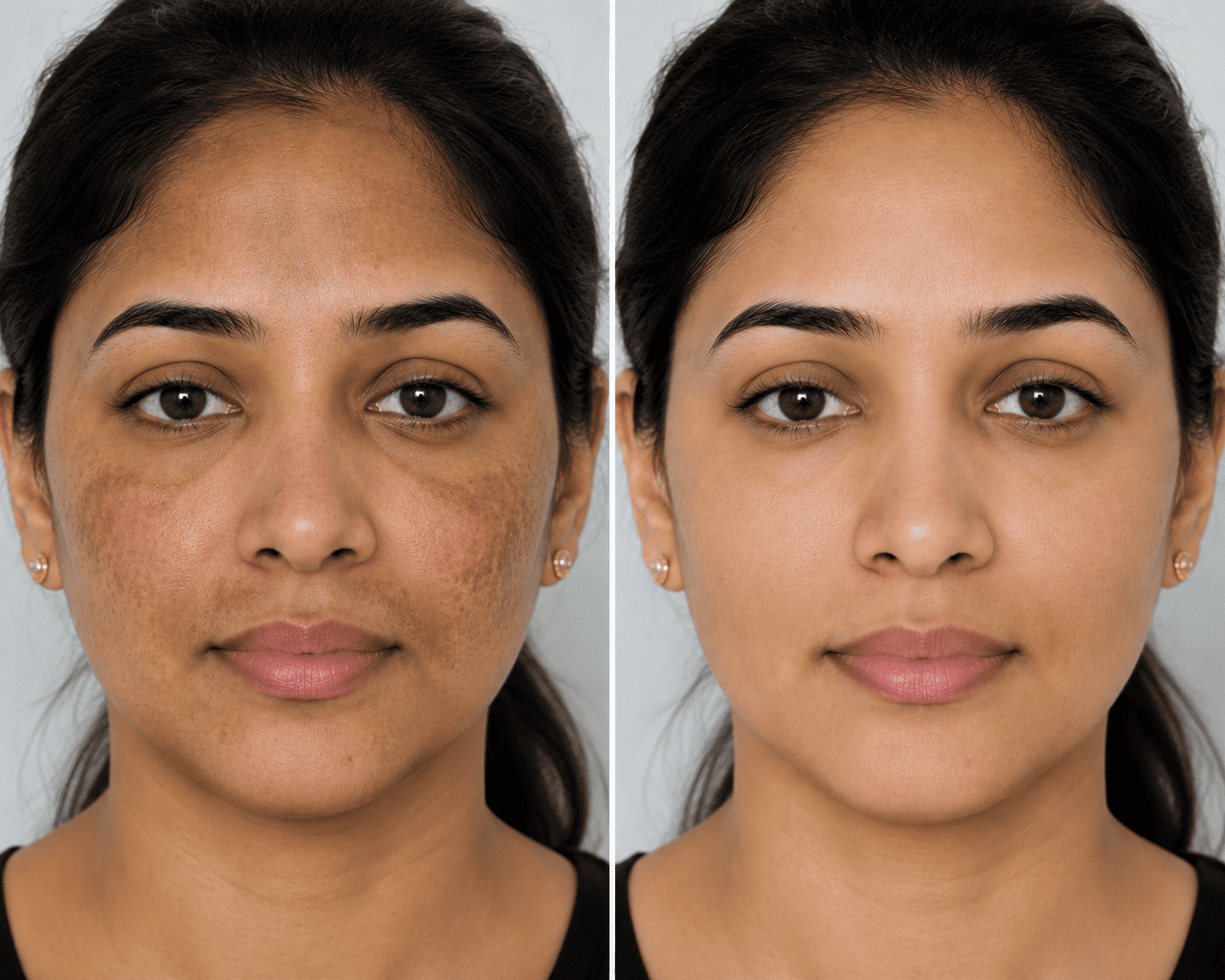 Steroid-Induced Rebound Melasma Clearance at Laservita Patna - 6 Sessions
